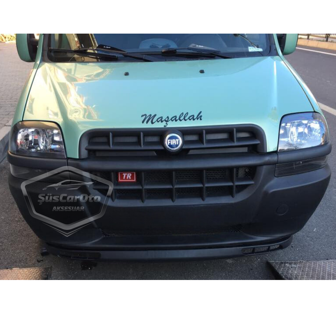 Fiat Doblo D1 2000-2005 Uyumlu Üniversal Laguna Lip Esnek Ön Lip 2 Parça Tampon Altı Dil Karlık Ön Ek image 4