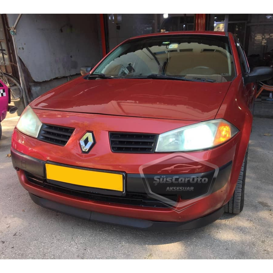 Renault Megane 2 2003-2008 Uyumlu Üniversal Astra H lip Esnek Ön Lip 2 Parça Tampon Altı Dil Karlık Ön Ek image 6