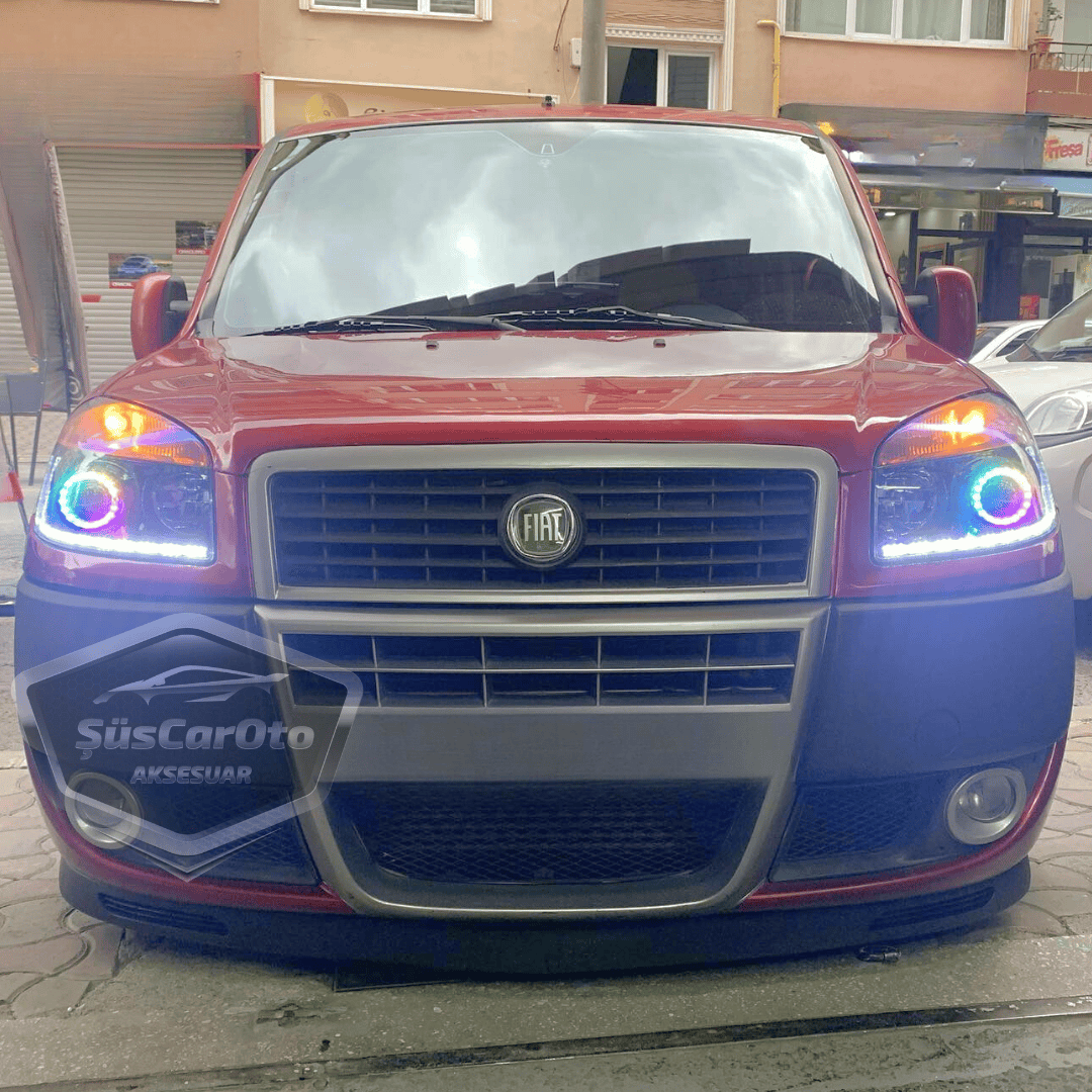 Fiat Doblo D2 2005-2010 Uyumlu Üniversal V2 Laguna Lip Esnek Ön Lip 2 Parça Tampon Altı Dil Karlık Ön Ek image 0