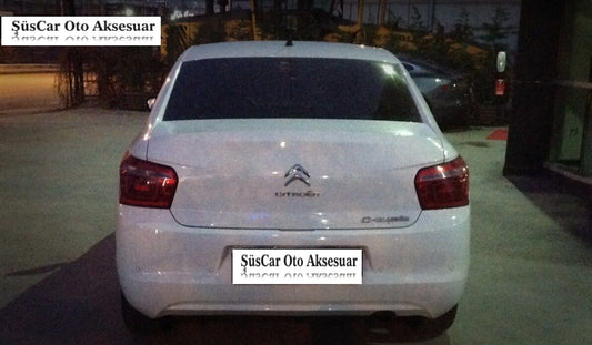 Citroen C Elysee Bagaj Üstü Slim Spoiler Parlak Beyaz image 0