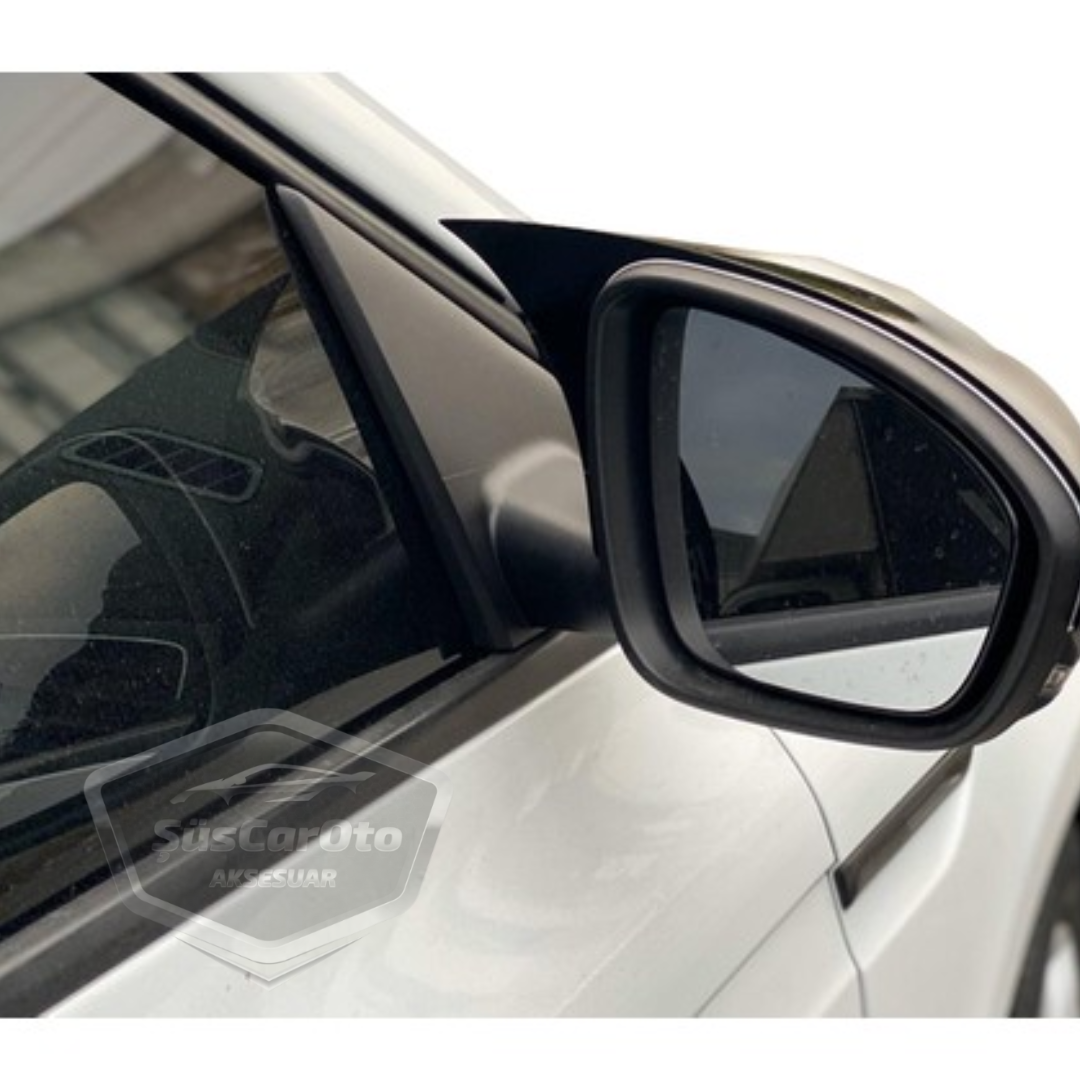 Renault Megane 4 2016 Sonrası Batman Yarasa Ayna Kapağı Piano Black ABS Plastik image 7