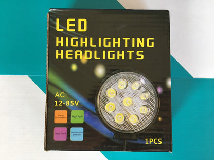 Kare Projektör Çalışma Lambası 9 Led 27W 12-85V image 2