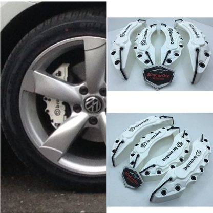 Brembo Fren Kaliper Kapağı 4'lü Set Üniversal 17'' ve Üzeri Beyaz image 0