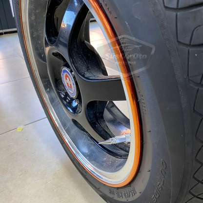 Sivri Sibop Kapağı Mermi Sibop Kapağı Araba Motosiklet Bisiklet Metal 4 lü Set Gümüş Krom image 2