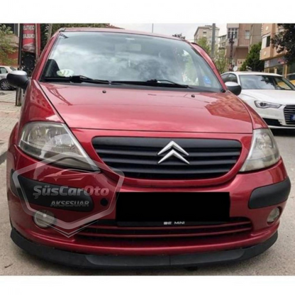 Citroen C3 Uyumlu Üniversal Astra H lip Esnek Ön Lip 2 Parça Tampon Altı Dil Karlık Ön Ek image 1