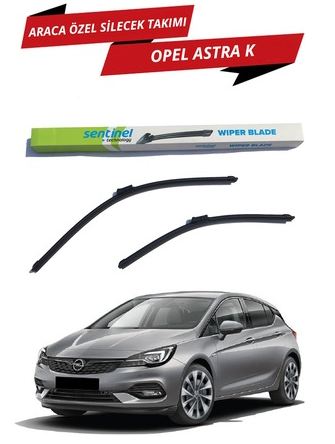 Opel Astra K 2015 Sonrası Sentinel Araca Özel Muz Ön Silecek Takımı Sağ Sol image 0