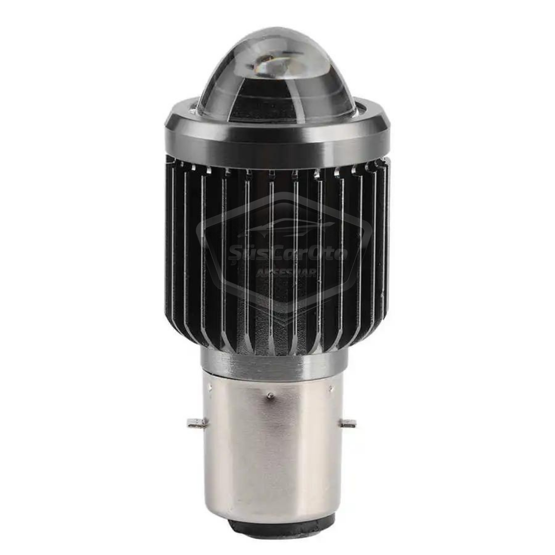 Otomobil Araç Motosiklet Mercekli Far Ampulü Led Far Çift Renk Sarı-Beyaz CSP Led Lamba Delici Yayıcı S2 Uzun Kısa 1 Adet BA20D H6 image 6