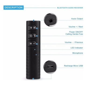 Polygold Bluetooth Araç Kiti Aux Girişli Transmitter Kablosuz Mikrofonlu image 3