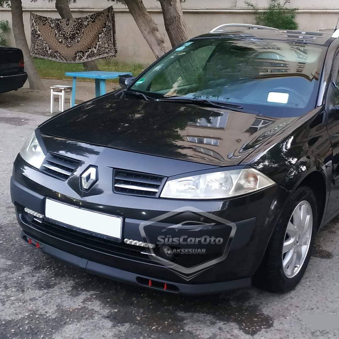 Renault Megane 2 2003-2008 Uyumlu Üniversal Laguna Lip Esnek Ön Lip 2 Parça Tampon Altı Dil Karlık Ön Ek image 5