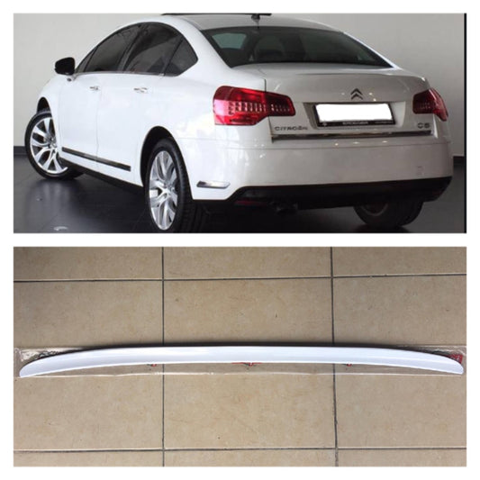 Citroen C5 Bagaj Üstü Spoiler Bagaj Çıtası Parlak Beyaz image 0