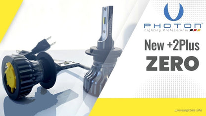 Photon Zero +2 Plus Yeni Nesil Mini CSP Led Xenon Şimşek Etkili Soğutuculu Slim Zenon 6000K H4 image 5