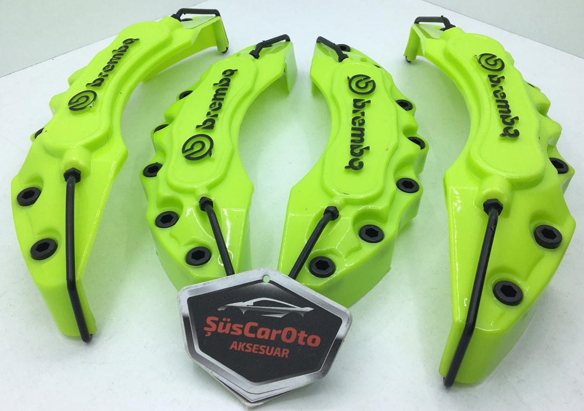 Brembo Fren Kaliper Kapağı 4'lü Set Üniversal 17'' ve Üzeri Yeşil image 1