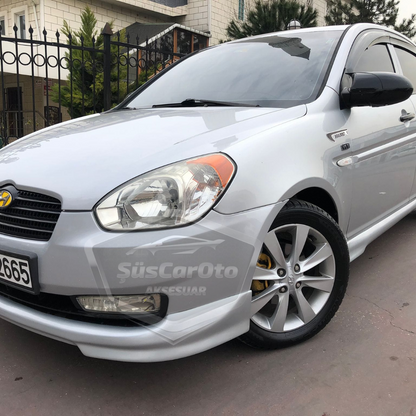 Hyundai Accent Era 2006-2012 Batman Yarasa Ayna Kapağı Piano Black ABS Plastik image 6