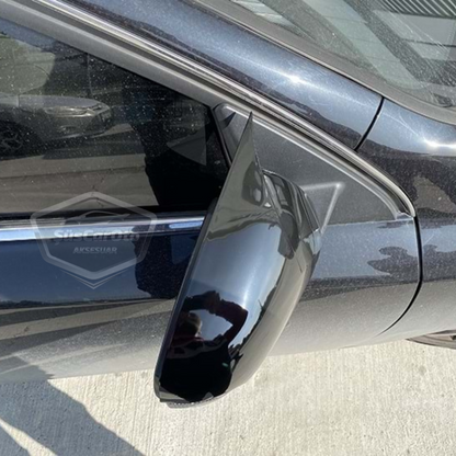 Renault Latitude 2010-2015 Batman Yarasa Ayna Kapağı Piano Black ABS Plastik image 8