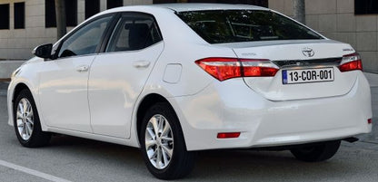 Toyota Corolla 13-18 Sedan Bagaj Üstü Spoiler Parlak Beyaz image 0