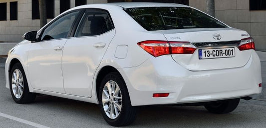 Toyota Corolla 13-18 Sedan Bagaj Üstü Spoiler Parlak Beyaz image 0