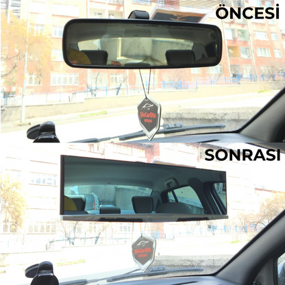3R Bombeli Makaslı Geçmeli Karartmalı İç İlave Ayna Mavi Renkli Ayna 270 mm image 0