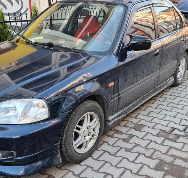Honda Civic İES EK 1996-2000 Batman Yarasa Ayna Kapağı Piano Black ABS Plastik image 7