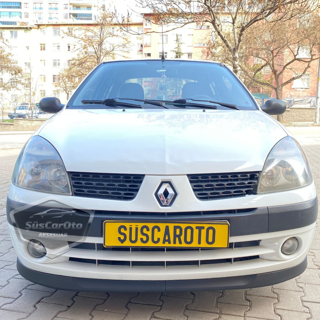 Renault Clio 2 Symbol Hb&amp;Sedan 1998-2008 Uyumlu Üniversal Astra H lip Esnek Ön Lip 2 Parça Tampon Altı Dil Karlık Ön Ek image 2