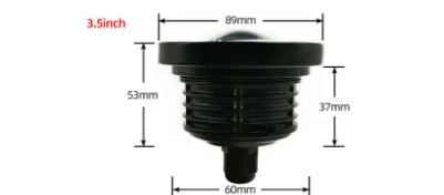 Üniversal Mercekli Angel Sis Farı Metal Su Geçirmez 89 mm Beyaz Halkalı Angel Eyes image 7