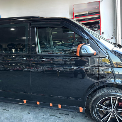 Vw Transporter T6 - T7 2010-2022 Uyumlu Batman Yarasa Ayna Kapağı Piano Black ABS Plastik image 3