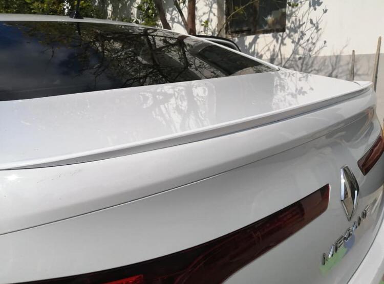 Renault Megane 4 Sedan Kasa Bagaj Üstü Spoiler Parlak Beyaz image 0