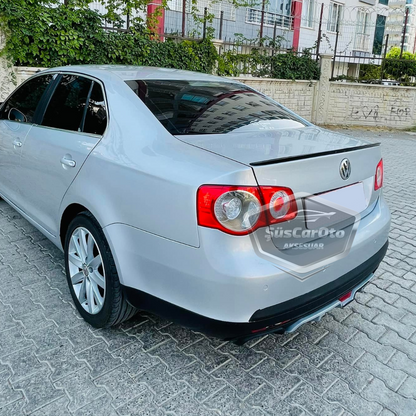 Vw Jetta MK5 2005-2010 Bagaj Üstü Spoiler Çıtası Piano Black Parlak Siyah image 2