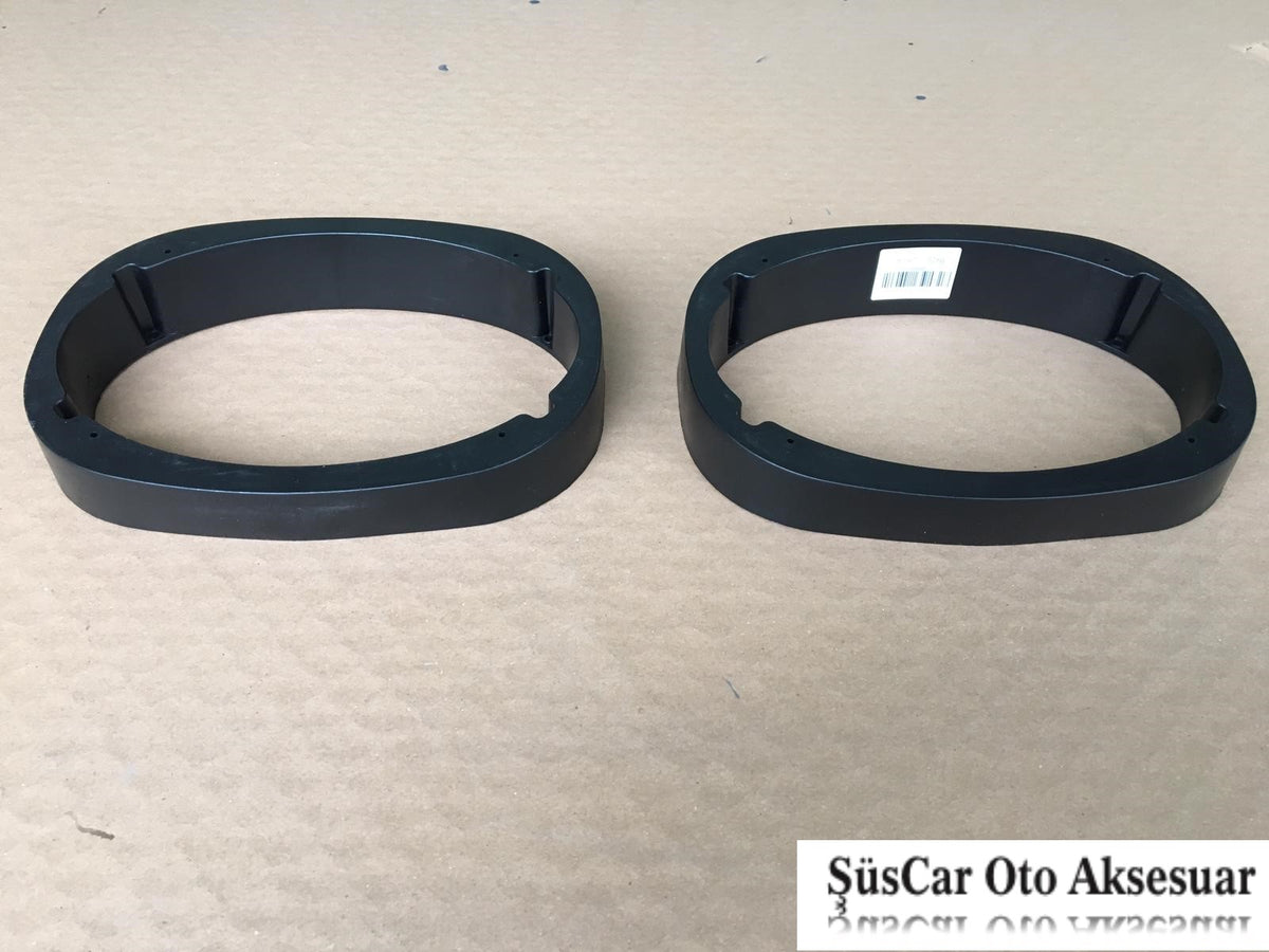 6x9 Üniversal Oval Hoparlör Yükseltici Hoparlör Kasnağı 2 Adet image 1