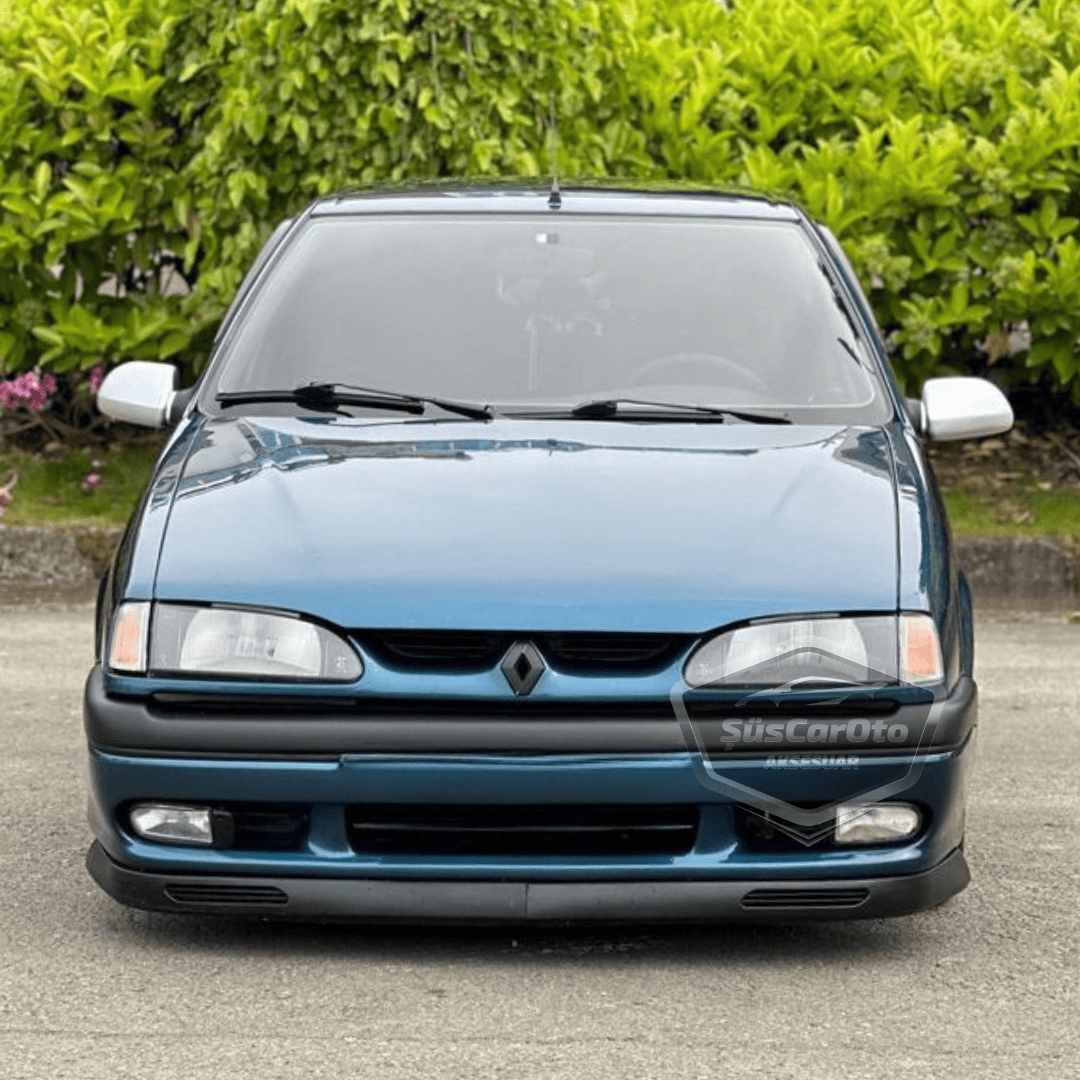 Renault 19 Europa 1994-2001 Uyumlu Üniversal V2 Laguna Lip Esnek Ön Lip 2 Parça Tampon Altı Dil Karlık Ön Ek image 0
