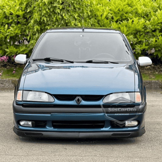 Renault 19 Europa 1994-2001 Uyumlu Üniversal V2 Laguna Lip Esnek Ön Lip 2 Parça Tampon Altı Dil Karlık Ön Ek image 0