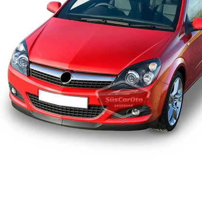 Opel Astra H 2004-2014 Uyumlu Üniversal Astra H lip Esnek Ön Lip 2 Parça Tampon Altı Dil Karlık Ön Ek image 7