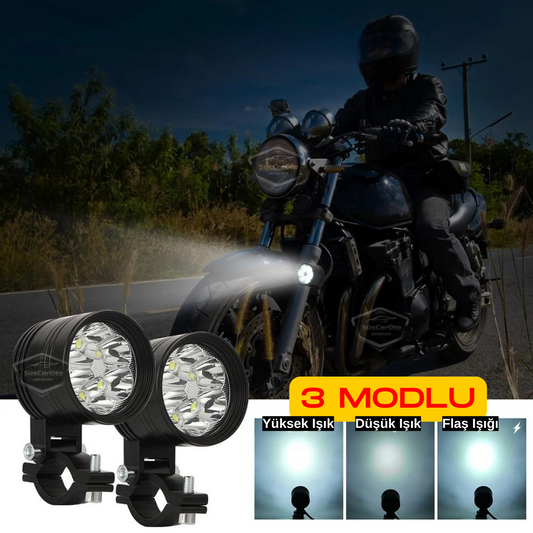 6 Led Beyaz Sis Farı 3 Modlu Araç Motosiklet Off Road Atv Forklift Led Lamba Projektör Metal Arazi Çalışma Lambası 2 Adet 12/24V image 0