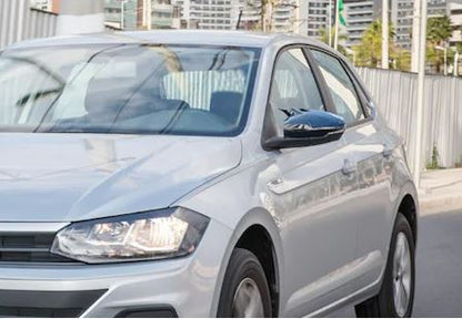 Vw Polo MK6 2018 Sonrası Batman Yarasa Ayna Kapağı Piano Black ABS Plastik image 1
