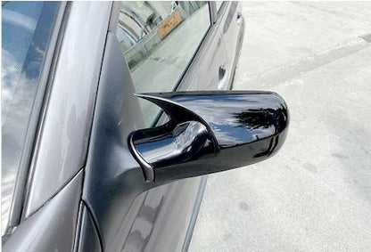 Renault Megane 2 2002-2009 Batman Yarasa Ayna Kapağı Piano Black ABS Plastik image 1