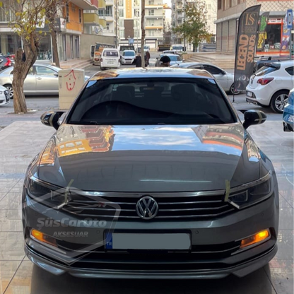 Vw Passat B8 2015 Sonrası Batman Yarasa Ayna Kapağı Piano Black ABS Plastik image 2