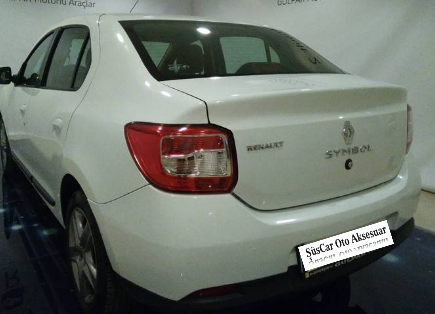 Renault Symbol 2013 Sonrası Bagaj Üstü Spoiler Parlak Beyaz image 0