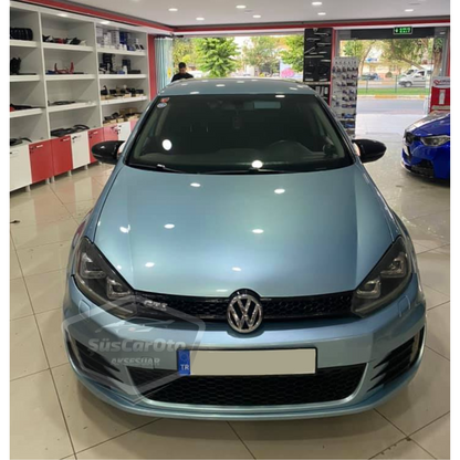 Vw Golf 6 2008-2012 Batman Yarasa Ayna Kapağı Piano Black ABS Plastik image 4