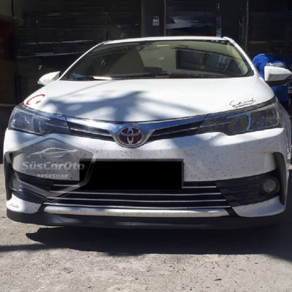 Toyota Corolla E170 2013-2018 Uyumlu Üniversal Astra H lip Esnek Ön Lip 2 Parça Tampon Altı Dil Karlık Ön Ek image 0