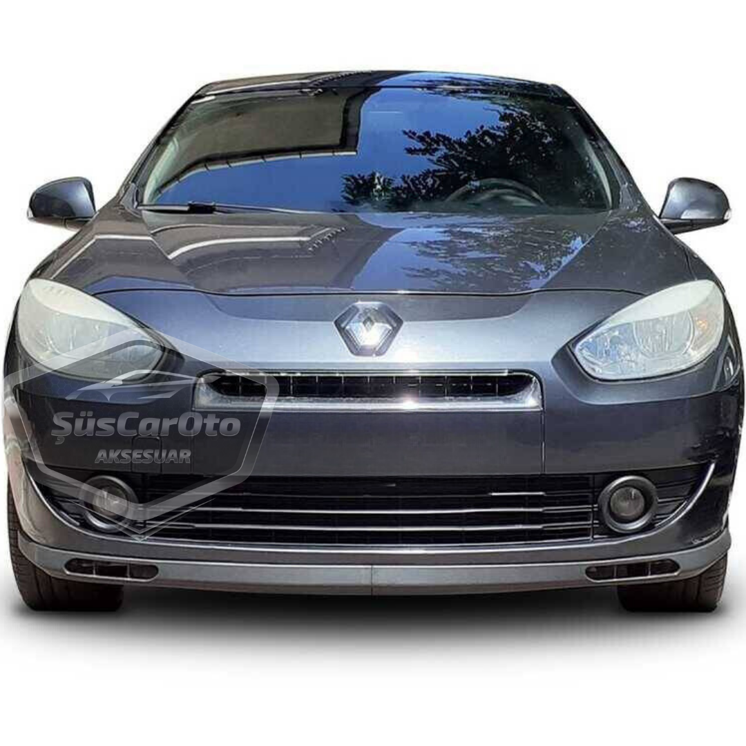 Renault Fluence 2009-2016 Uyumlu Üniversal Laguna Lip Esnek Ön Lip 2 Parça Tampon Altı Dil Karlık Ön Ek image 0