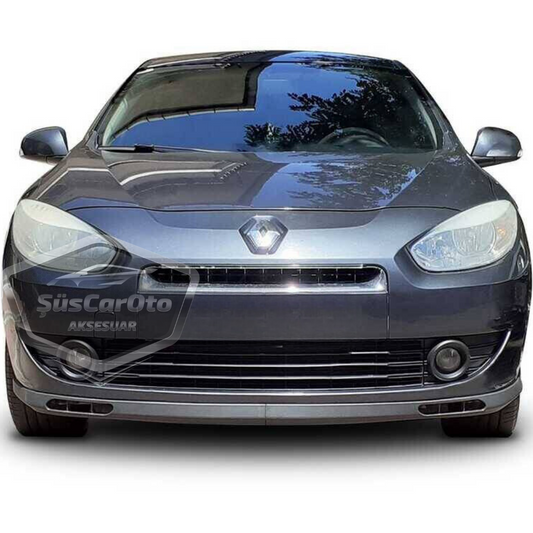 Renault Fluence 2009-2016 Uyumlu Üniversal Laguna Lip Esnek Ön Lip 2 Parça Tampon Altı Dil Karlık Ön Ek image 0