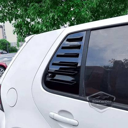 Vw Golf 4 1997-2003 Uyumlu Kelebek Cam Izgarası Kelebek Cam Vizörü Havalandırma Sağ Sol Takım Parlak Siyah image 2