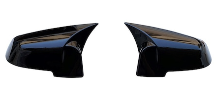 BMW F10 LCI 2013-2016 Makyajlı Kasa Batman Yarasa Ayna Kapağı Piano Black ABS Plastik image 1
