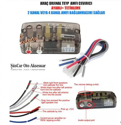 Anfi Tetikleyicili Konvertör Amfi Deck Çevirici Orijinal OMP TD22 image 0