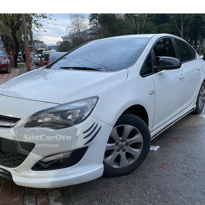 Opel Astra J 2009-2020 Batman Yarasa Ayna Kapağı Piano Black ABS Plastik image 2