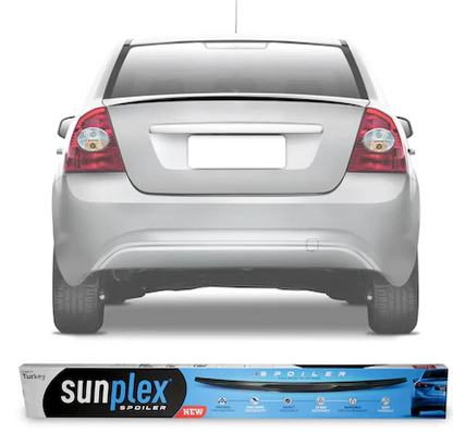 SUNPLEX Ford Focus 2 Sedan Bagaj Üstü Spoiler Piano Black 2004-2010 image 0