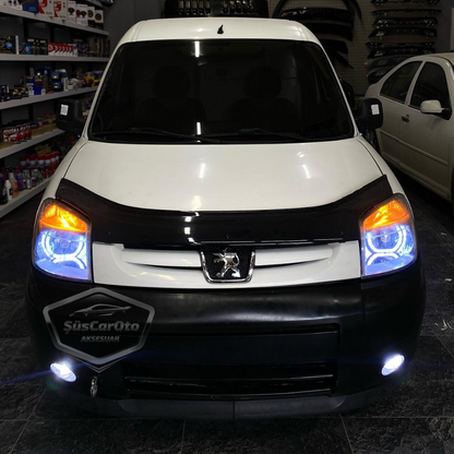 Peugeot Partner 2 2002-2008 Uyumlu Üniversal Astra H lip Esnek Ön Lip 2 Parça Tampon Altı Dil Karlık Ön Ek image 3