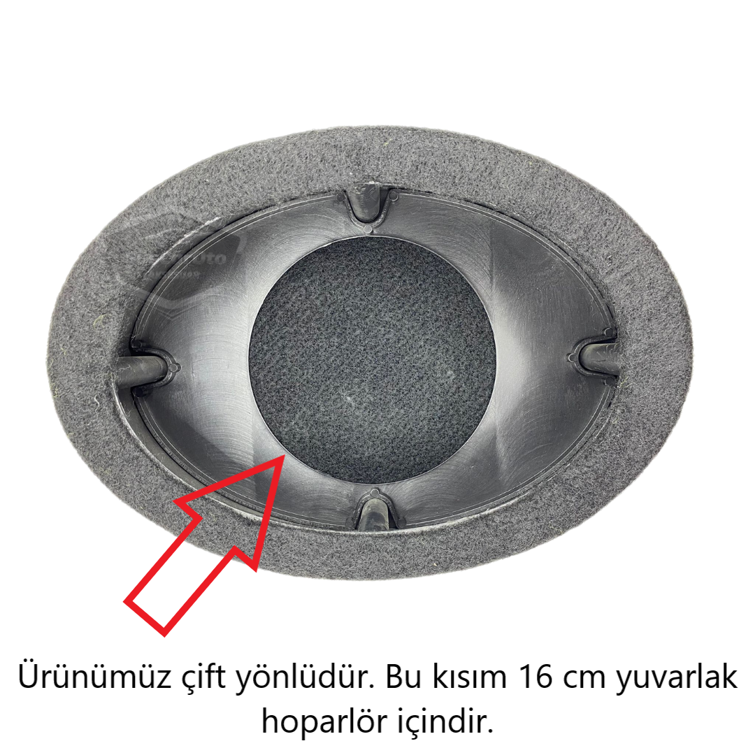 Çift Yönlü 6"x9" Oval &amp; 16 cm Yuvarlak Hoparlör Kasnağı Üniversal Oval Hoparlör Yükseltici Altlık Takoz 2 li Set image 5