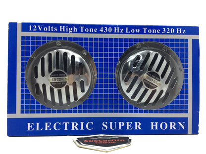 Hella Tip Süper Tone Küçük Kafa Korna Seti 12 Volt Krom 2 Adet image 3