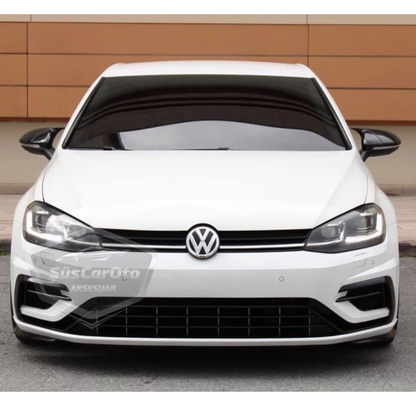 Vw Golf 7 7.5 2012-2020 Batman Yarasa Ayna Kapağı Piano Black ABS Plastik image 4