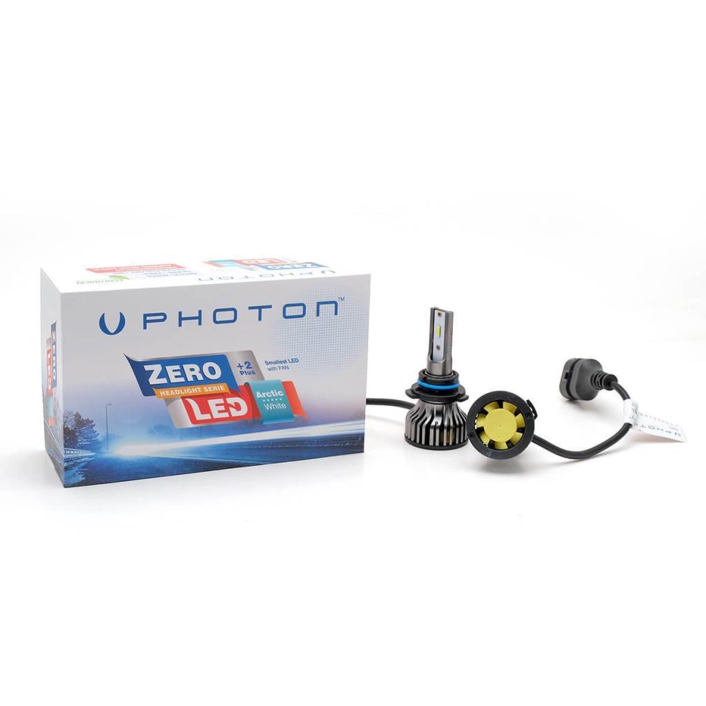 Photon Zero +2 Plus Yeni Nesil Mini CSP Led Xenon Şimşek Etkili Soğutuculu Slim Zenon 6000K Hb4 9006 image 1